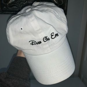 white adjustable hat